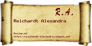 Reichardt Alexandra névjegykártya